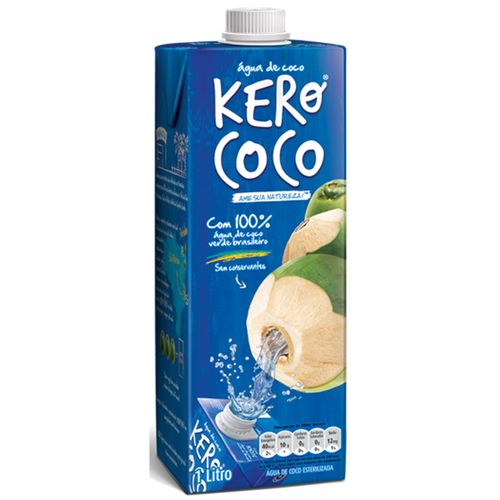 Água De Coco Esterilizada Kero Coco Caixa 1L