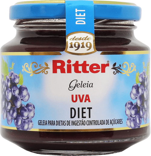Geleia Diet De Uva Ritter 260g