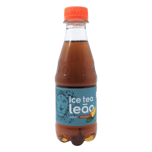 Chá Preto Ice Tea Pêssego Leão Garrafa 250ml