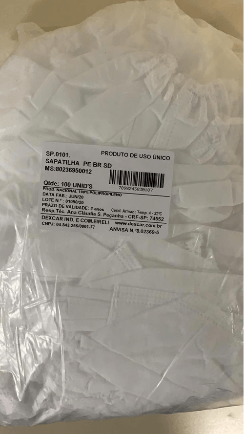 Prope Descartavel Em Tnt Sanfonado 20g Pacote 100un Nobre