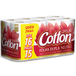 Papel-Higienico-Cotton-Folha-Dupla-30-metros-Leve-16-Pague-15-Unidades
