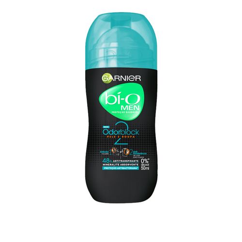 Antitranspirante Roll-on Odorblock 2 Garnier Bí-o Men 50ml