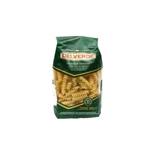 Macarrão De Sêmola De Trigo Grano Duro Fusilli 29 Delverde Pacote 500g