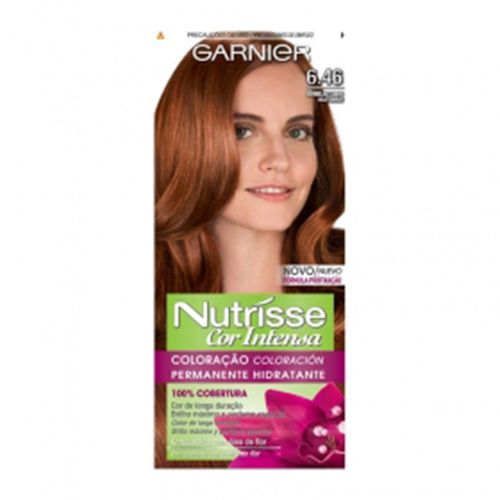 Tintura Permanente Garnier Nutrisse Cor Intensa Vermelho Cobre 6.46