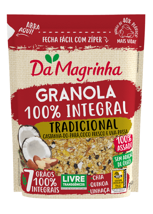 Chia Tradicional 7 Grãos Da Magrinha 350g