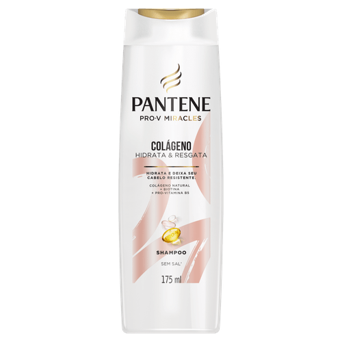 Shampoo Pantene Pro-V Miracles Colágeno Hidrata & Resgata Frasco 175ml