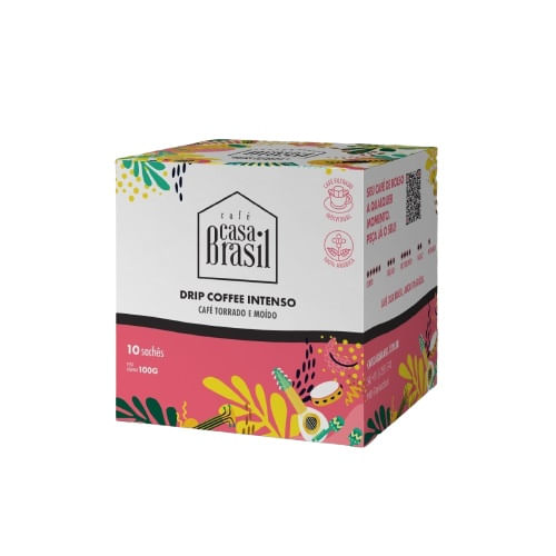 Café Drip Coffee Casa Brasil Intenso 100g