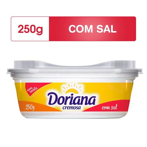 Margarina Cremosa com Sal Doriana 250g