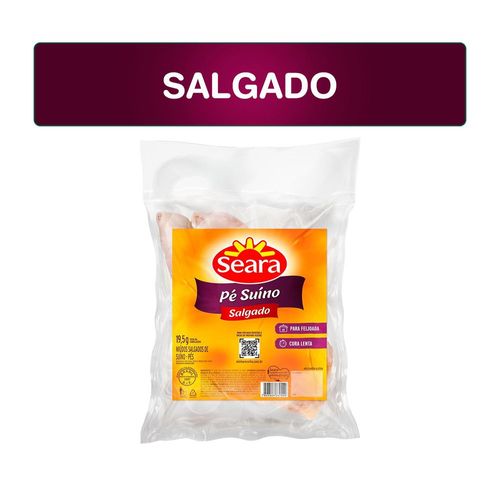 Pé Suíno Salgado Seara Resfriado 1Kg