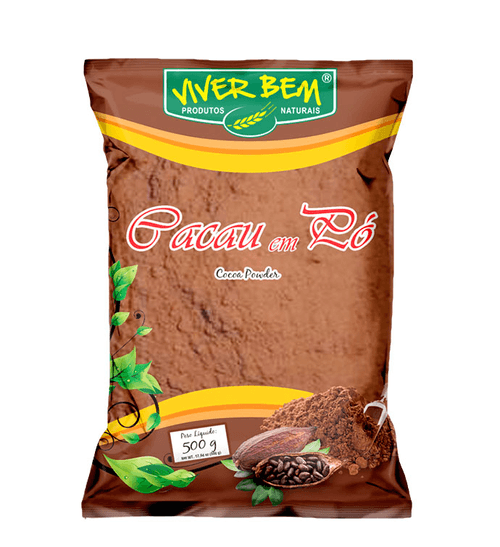 Cacau em Pó Viver Bem 500g Pacote