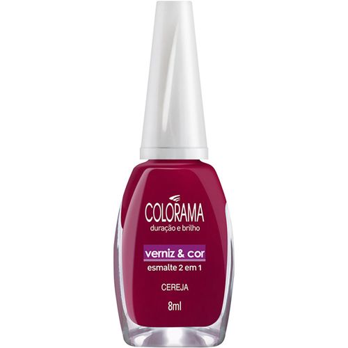 Esmalte Colorama Verniz & Cor Cereja 1 Unidade