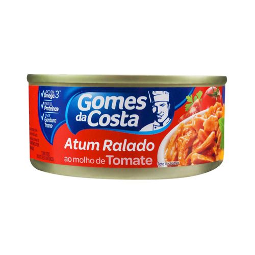 Atum Gomes da Costa Ralado Molho Tomate Lata 170 g