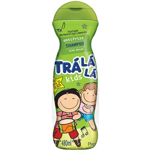 Shampoo Infantil Trá Lá Lá Kids Antifrizz 480ml