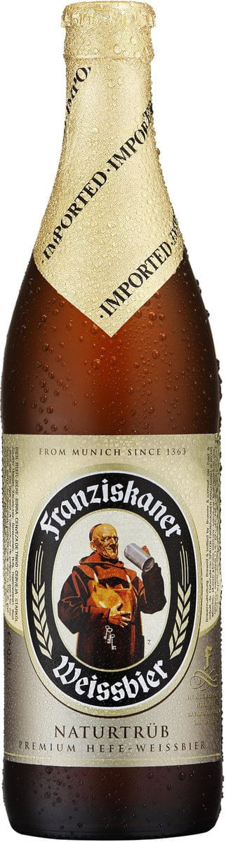 Cerveja Alemã Franziskaner Hefe Weissbier Garrafa 500 ml