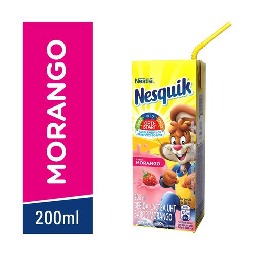 Bebida Láctea NESQUIK Morango 200ml