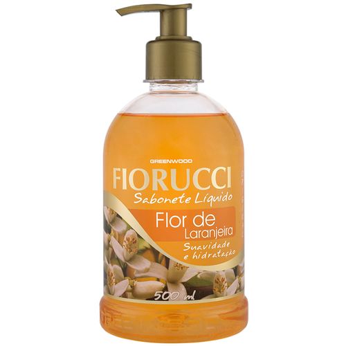 Sabonete Líquido Fiorucci Flor de Laranjeira Válvula 500 ml