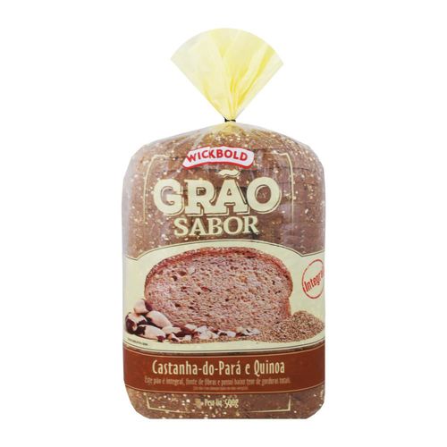 Pão Grão Sabor com Castanha e Quinoa 500 g