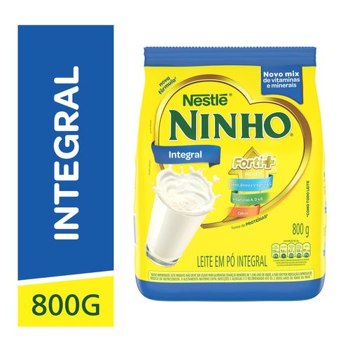 Leite em Pó Nestlé Integral NINHO Forti+ 800g