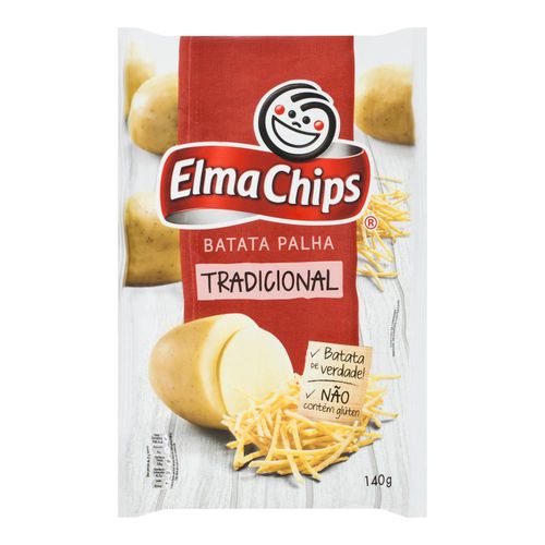 Batata Palha Elma Chips Tradicional Pacote 140 g