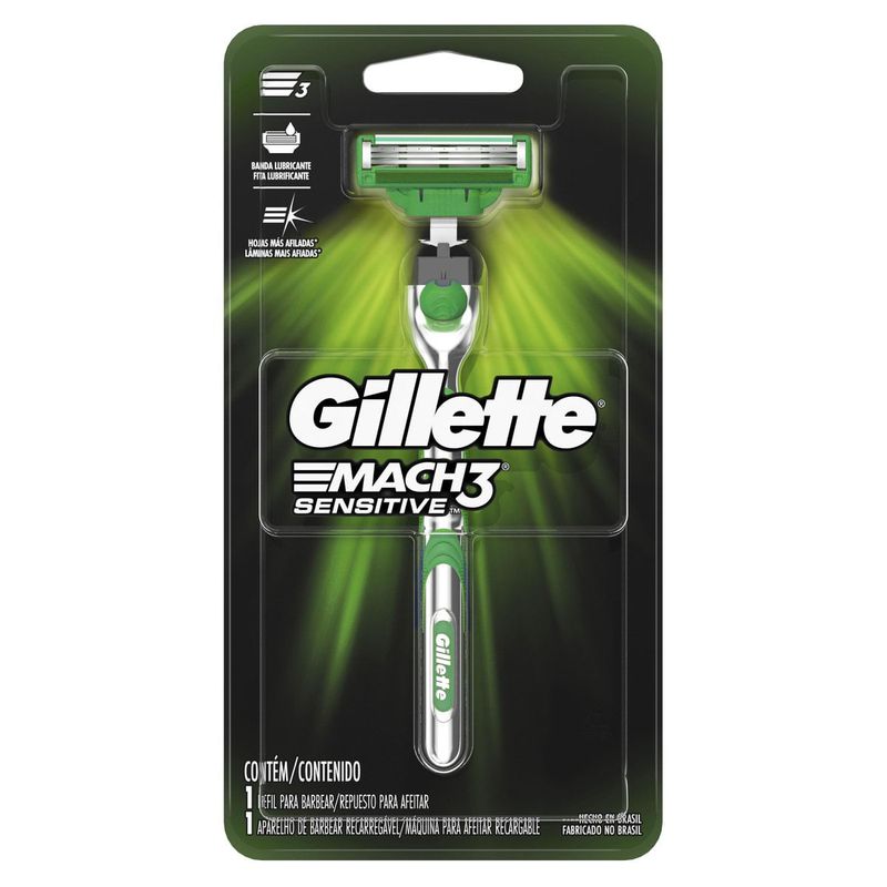 parelho-de-Barbear-Gillette-Mach3-Sensitive---1-Carga
