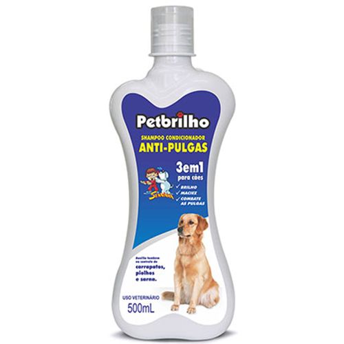 Shampoo para Cão Petbrill Anti-Pulgas 3x1 500 ml