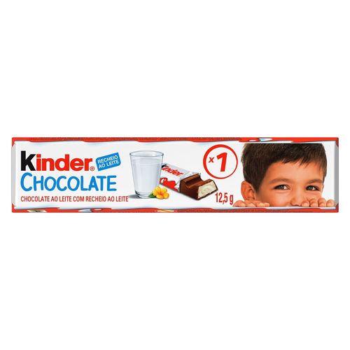 Chocolate Kinder Ao Leite Unidade 12,5g
