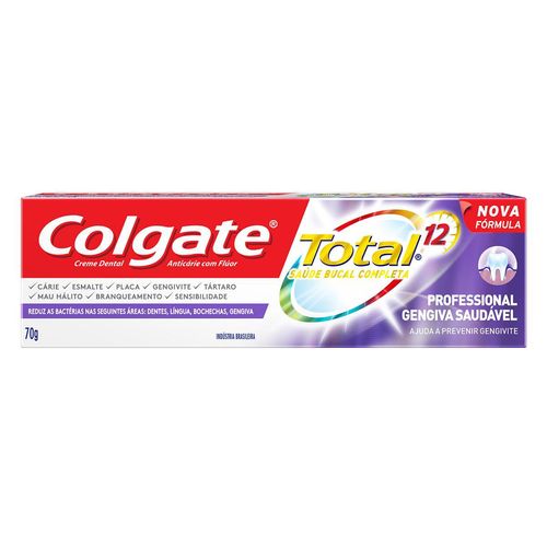 Creme Dental Colgate Total 12 Professional Gengiva Saudável 70g