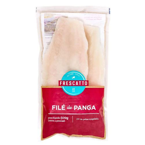 Filé de Panga Frescatto Premium Congelado Pacote 500 g