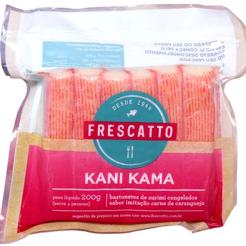 Kani Kama Frescatto Tablete Tradicional Pacote 200 g