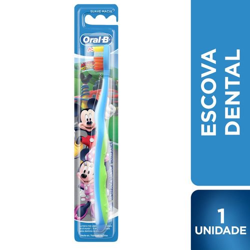 Escova Dental Infantil Oral-B Mickey 1 Unidade