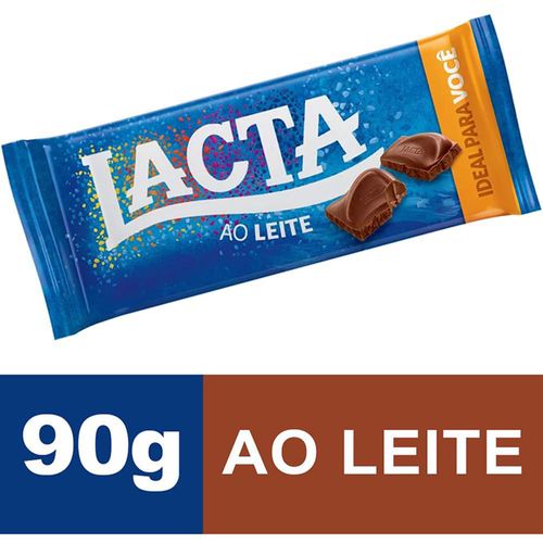 Chocolate LACTA Ao Leite Tablete 90G