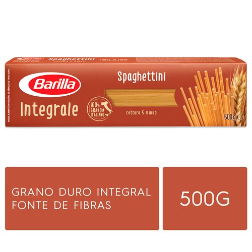 Macarrão Spaghettini Integrale Grano Duro Barilla 500g