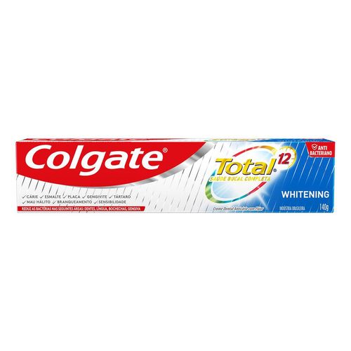 Creme Dental Colgate Total 12 Whitening 140g