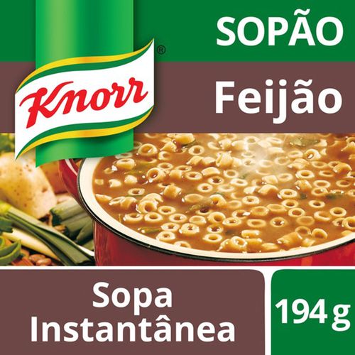 Sopão Knorr Feijão Mais Macarrão 194g