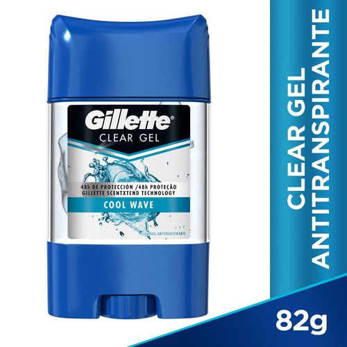 Desodorante Gel Antitranspirante Gillette Cool Wave 82g