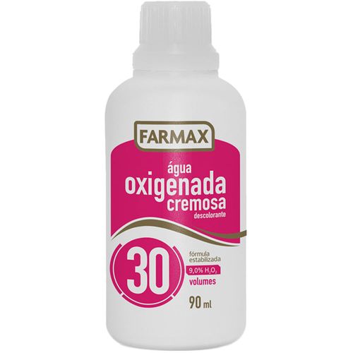 Água Oxigenada Farmax Cremosa Descolorante 30 Volumes 90 ml