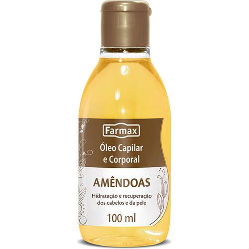 Óleo Capilar e Corporal Farmax Amêndoas 100ml