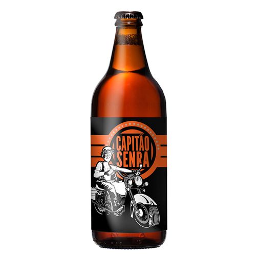 Cerveja Backer Pilsen Capitão Senra Garrafa 600 ml