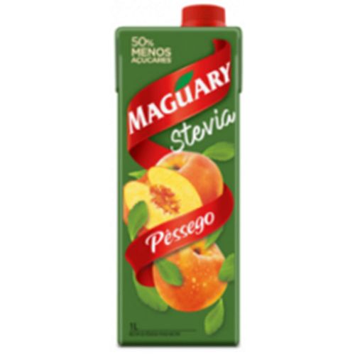 Néctar Maguary Pêssego Stevia Tetra Pak 1L
