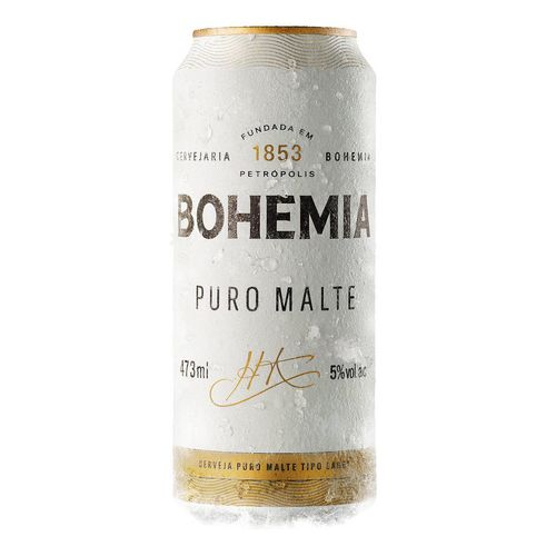 Cerveja Bohemia Puro Malte 473ml Lata