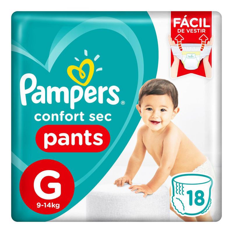 Fralda-Pampers-Confort-Sec-Pants-G-18-Tiras