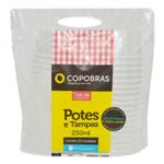 Pote-Descartavel-Copobras-com-Tampa-250ml-Pacote-com-35-Unidades