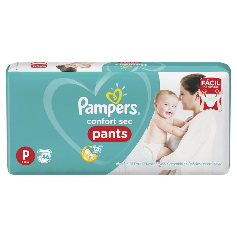 Fralda-Pampers-Confort-Sec-Pants-P-46-Tiras