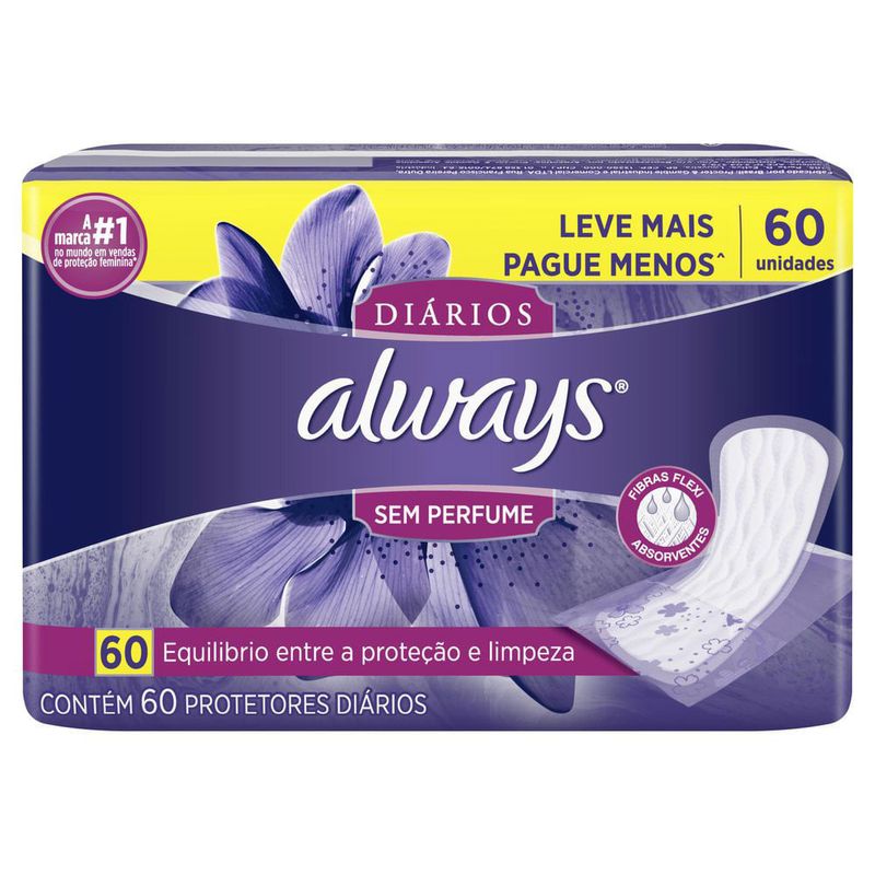 Protetores-Diarios-Always-Sem-Perfume-60-Unidades