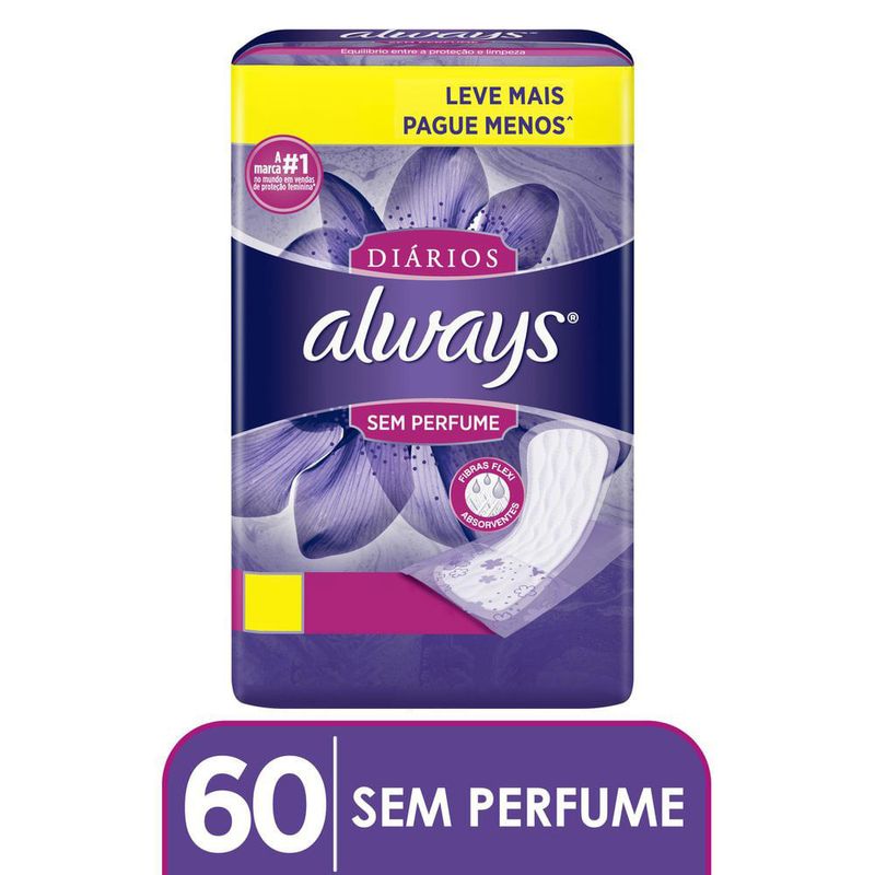 Protetores-Diarios-Always-Sem-Perfume-60-Unidades