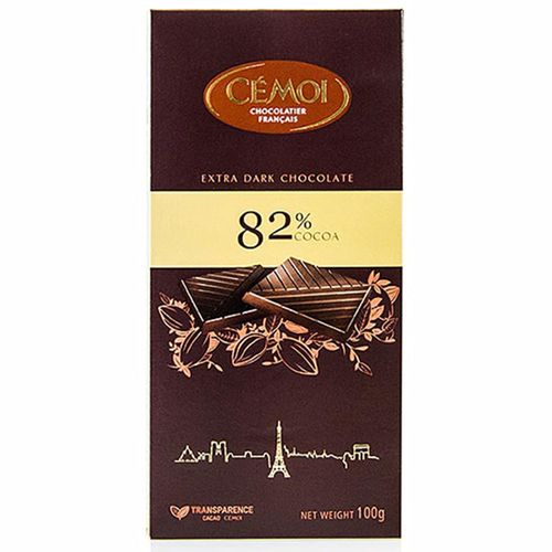 Chocolate Francês Cémoi Dark 82% Cacau 100 g