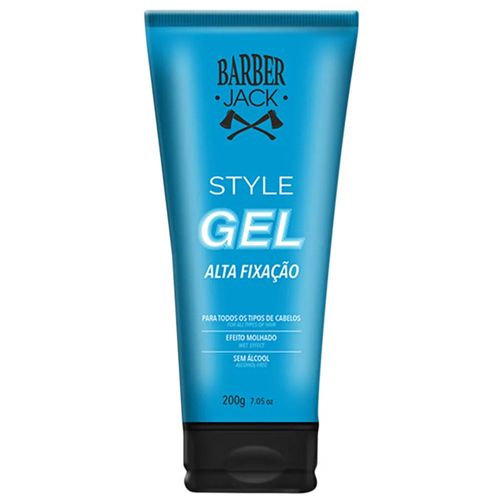 Gel Fixador Barber Jack Style Alta Fixação 200g