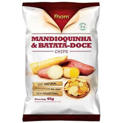 Chips Fhom Mandioquinha e Batata Doce 45g