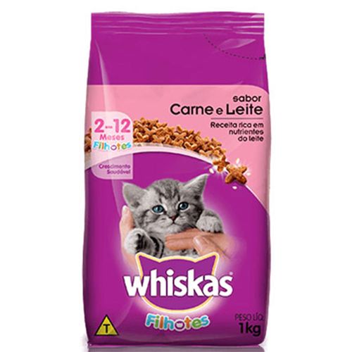 Alimento para Gato Whiskas Filhote Pacote 1 kg