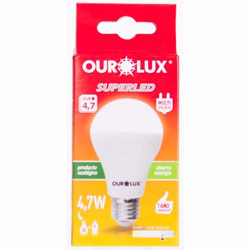 Lâmpada Led Ourolux Bivolt 4,7W Unidade